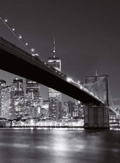 5409 4 wizard genius brooklyn bridge ny Fotomural Tejido No Tejido 192x260cm 4 Tiras | Yourdecoration.es