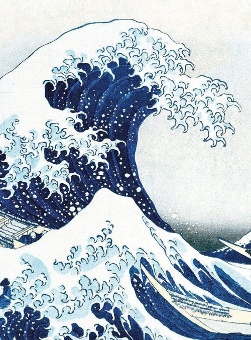 5445 4 wizard genius hokusai the great wave Fotomural Tejido No Tejido 192x260cm 4 Tiras | Yourdecoration.es