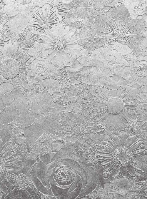 5452 4 wizard genius silver flowers Fotomural Tejido No Tejido 192x260cm 4 Tiras | Yourdecoration.es