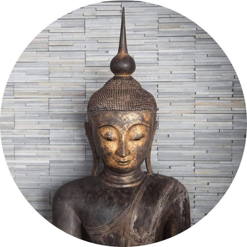 5456 r wizard genius thailand buddha Fotomural Tejido No Tejido 140x140cm Redondo | Yourdecoration.es