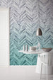 6000b vd4 komar herringbone mint Fotomural Tejido No Tejido 400x250cm 4 Tiras Ambiente | Yourdecoration.es