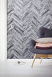 6000d vd4 komar herringbone pure Fotomural Tejido No Tejido 400x250cm 4 Tiras Ambiente | Yourdecoration.es