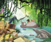 8 4106 komar jungle book swimming with baloo Fotomural 368x254cm 8 Partes | Yourdecoration.es