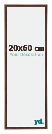 Annecy Plastico Marco de Fotos 20x60cm Marron Parte delantera Tamano | Yourdecoration.es