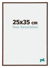 Annecy Plastico Marco de Fotos 25x35cm Marron Parte delantera Tamano | Yourdecoration.es