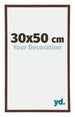 Annecy Plastico Marco de Fotos 30x50cm Marron Parte delantera Tamano | Yourdecoration.es