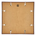 Annecy Plastico Marco de Fotos 60x60cm Marron Parte trasera | Yourdecoration.es