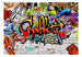 Artgeist Colorful Graffiti Fotomural Tejido No Tejido | Yourdecoration.es