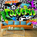 Artgeist Football Graffiti Fotomural Tejido No Tejido Ambiente | Yourdecoration.es