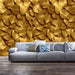 Artgeist Golden Leaves Fotomural Tejido No Tejido Ambiente | Yourdecoration.es