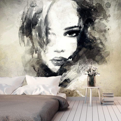 Artgeist Mysterious Girl Fotomural Tejido No Tejido Ambiente | Yourdecoration.es