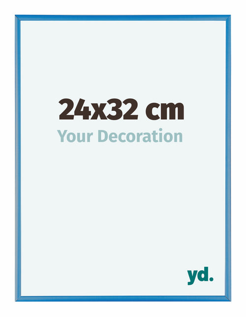 Austin Aluminio Marco de Fotos 24x32cm Azul Acero Delantera Tamano | Yourdecoration.es