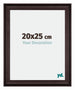 Birmingham Madera Marco de Fotos 20x25cm Marron Parte delantera Tamano | Yourdecoration.es