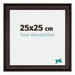 Birmingham Madera Marco de Fotos 25x25cm Marron Parte delantera Tamano | Yourdecoration.es