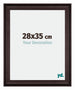 Birmingham Madera Marco de Fotos 28x35cm Marron Parte delantera Tamano | Yourdecoration.es