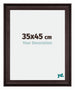 Birmingham Madera Marco de Fotos 35x45cm Marron Parte delantera Tamano | Yourdecoration.es