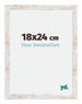 Catania MDF Marco de Fotos 18x24cm Blanco lavado Tamano | Yourdecoration.es