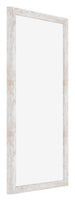 Catania MDF Marco de Fotos 20x40cm Blanco lavado Parte delantera Oblicuo | Yourdecoration.es