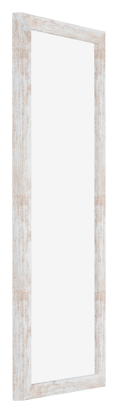 Catania MDF Marco de Fotos 25x75cm White Wash Delantera Oblicuo | Yourdecoration.es