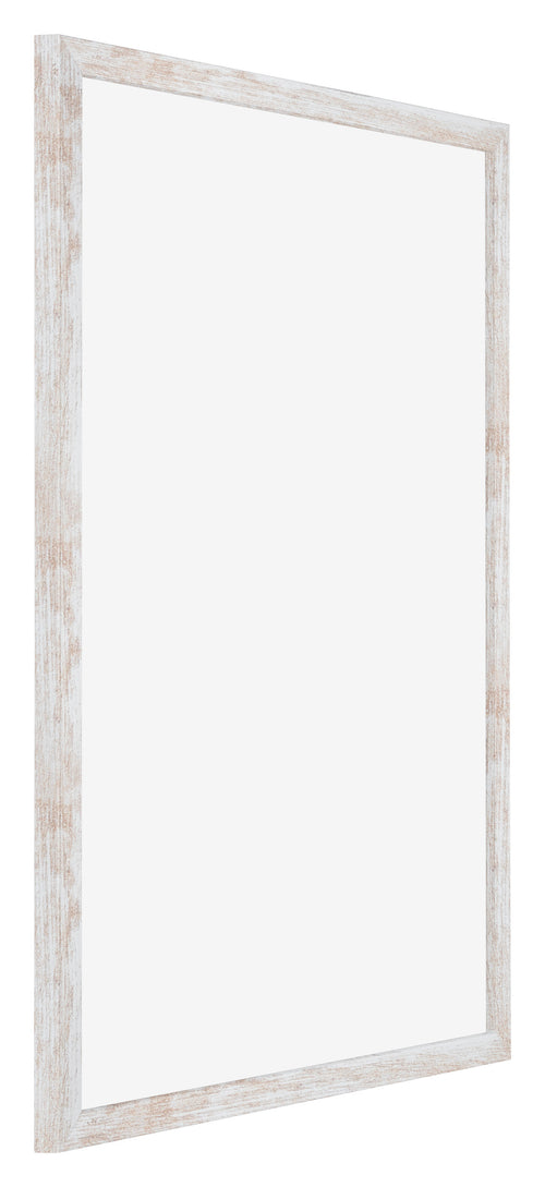 Catania MDF Marco de Fotos 48x68cm White Wash Delantera Oblicuo | Yourdecoration.es