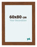 Como MDF Marco De Fotos 60x80cm Roble Rustico Parte Delantera Tamano | Yourdecoration.es