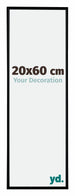 Evry Plastico Marco de Fotos 20x60cm Negro Mat Parte delantera Tamano | Yourdecoration.es