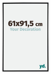 Evry Plastico Marco de Fotos 61x91 5cm Negro Mat Parte delantera Tamano | Yourdecoration.es