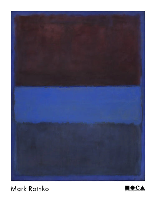 Impresion del Arte Mark Rothko No 61 Rust and Blue 71x91 5cm MKR 859 PGM | Yourdecoration.es