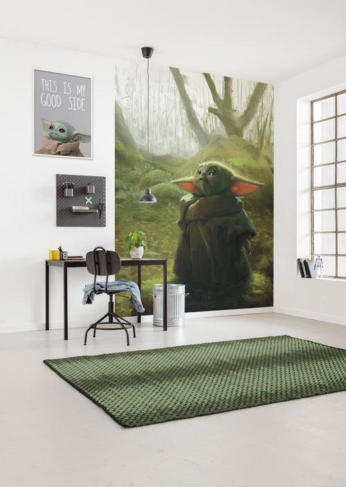 Komar Fotomural Tejido No Tejido Iadx4 018 Mandalorian Grogu Acrylic Interieur | Yourdecoration.es