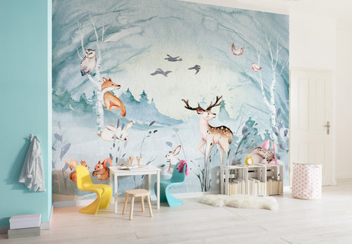 Komar Fotomural Tejido No Tejido Iax7 0038 Animal Sleepover Interieur | Yourdecoration.es