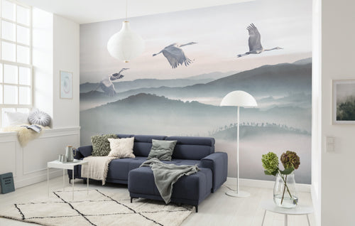 Komar Fotomural Tejido No Tejido Inx8 083 Mystic Cranes Interieur | Yourdecoration.es