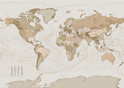 Komar Fotomural Tejido No Tejido x7 1015 Earth Map | Yourdecoration.es