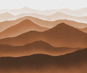 Komar Macchiato Mountains No Tejido Fotobehang 300x250cm 6 tiras | Yourdecoration.es