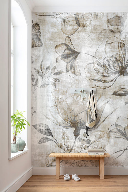 Komar Rustic Roses No Tejido Fotobehang 200x250cm 2 tiras Ambiente | Yourdecoration.es