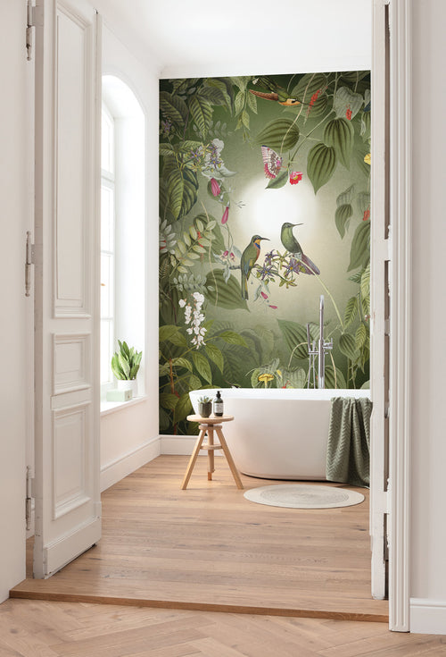 Komar Wildlife Birds Fotomural Tejido No Tejido 200x250 cm 4 Tiras Ambiente | Yourdecoration.es