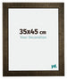 Leeds Madera Marco de Fotos 35x45cm Champan Cepillado Parte delantera Tamano | Yourdecoration.es