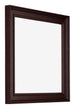 Londen Madera Marco de Fotos 30x30cm Marron Wengue Parte delantera Oblicuo | Yourdecoration.es