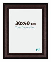 Londen Madera Marco de Fotos 30x40cm Marron Wengue Parte delantera Tamano | Yourdecoration.es