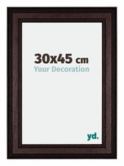 Londen Madera Marco de Fotos 30x45cm Marron Wengue Parte delantera Tamano | Yourdecoration.es