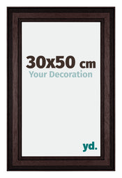 Londen Madera Marco de Fotos 30x50cm Marron Wengue Parte delantera Tamano | Yourdecoration.es