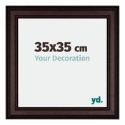 Londen Madera Marco de Fotos 35x35cm Marron Wengue Parte delantera Tamano | Yourdecoration.es