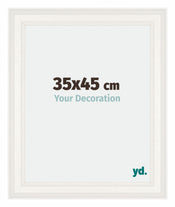 Londen Madera Marco de Fotos 35x45cm Blanco Parte delantera Tamano | Yourdecoration.es