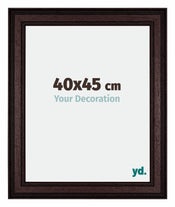 Londen Madera Marco de Fotos 40x45cm Marron Wengue Parte delantera Tamano | Yourdecoration.es