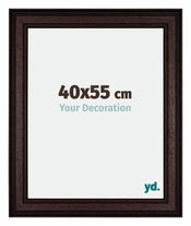 Londen Madera Marco de Fotos 40x55cm Marron Wengue Parte delantera Tamano | Yourdecoration.es