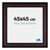 Londen Madera Marco de Fotos 45x45cm Marron Wengue Parte delantera Tamano | Yourdecoration.es