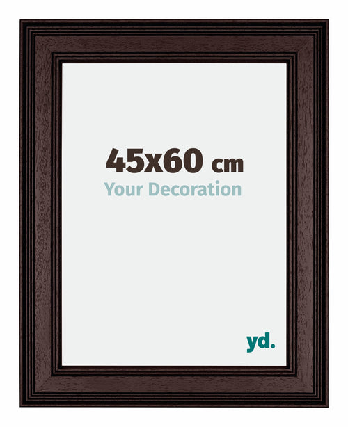 Londen Madera Marco de Fotos 45x60cm Marron Wengue Parte delantera Tamano | Yourdecoration.es