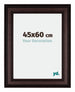 Londen Madera Marco de Fotos 45x60cm Marron Wengue Parte delantera Tamano | Yourdecoration.es