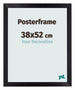 Marco de Poster 38x52 Negro Mate MDF Parma Tamano | Yourdecoration.es