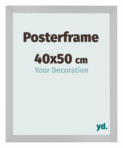 Marco de Poster 40x50cm Plateado MDF Parma Tamano | Yourdecoration.es