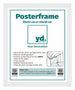 Marco de Poster MDF 38x52cm Blanco Mate Parte delantera Tamano | Yourdecoration.es